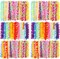 250 Pieces Hawaiian Leis Necklace Luau Flower Bulk Tropical Summer Beach Vacation Floral Leis for Kids Girls Adults Birthday Wedding Decorations(Colorful,Brightly)